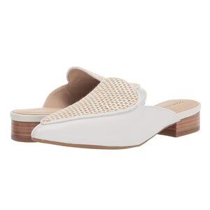 Cole Haan Piper Pointed Toe Woven Mules in Ivory/Tan, size 11B
